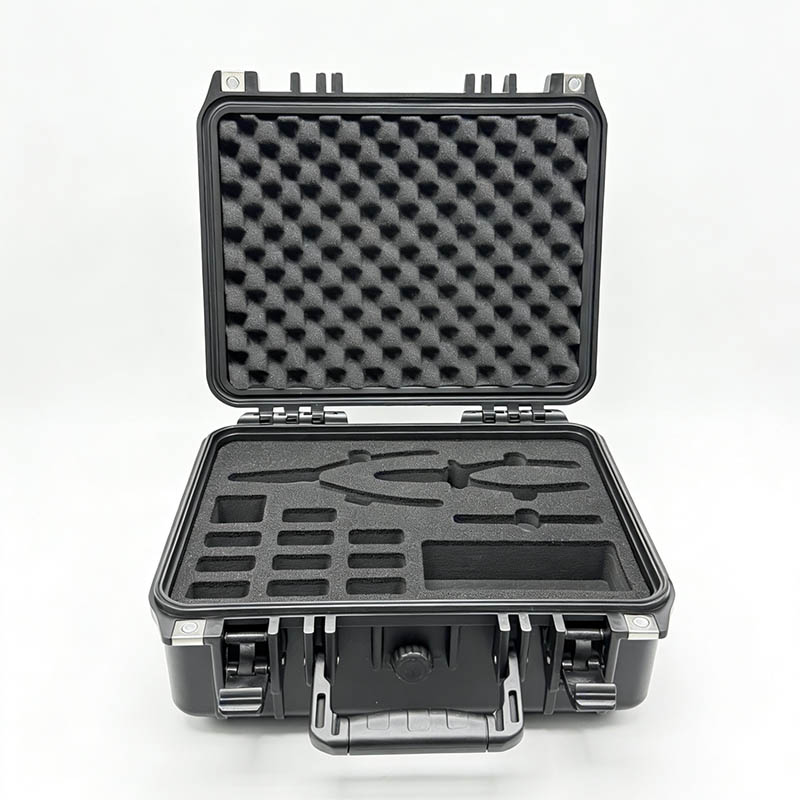 Kundenspezifischer Kunststoffkoffer mit Schaumstoffeinlage