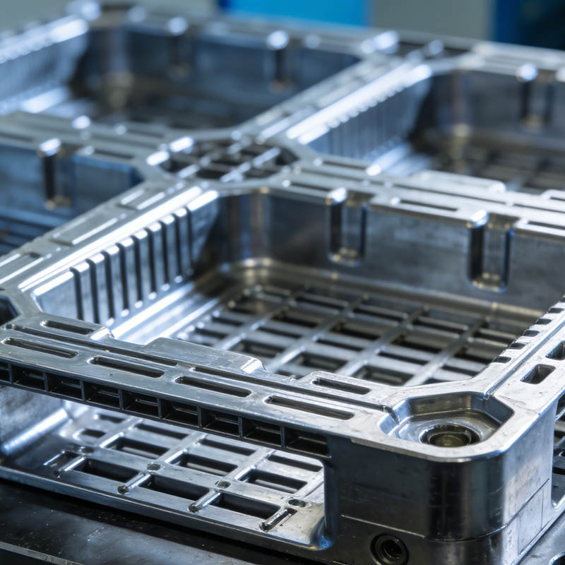 Logistik-Wendeboxen und Palettenformen