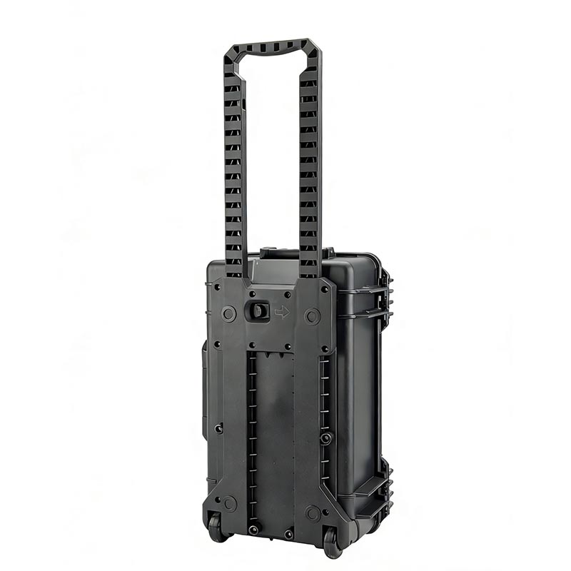 Mobile Hartbox mit Flaschenzug-Zugstange