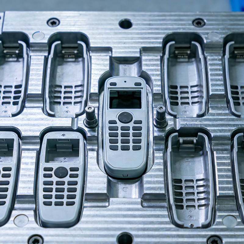 Präzisionsspritzgussform für kleine Fernbedienungsgehäuse mit hoher Kavität